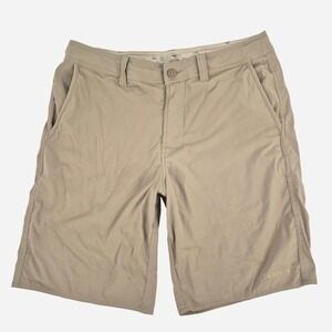 Patagonia Wavefarer Walk Shorts Mens 33 Brown Regular‎ with Embroidered Logo